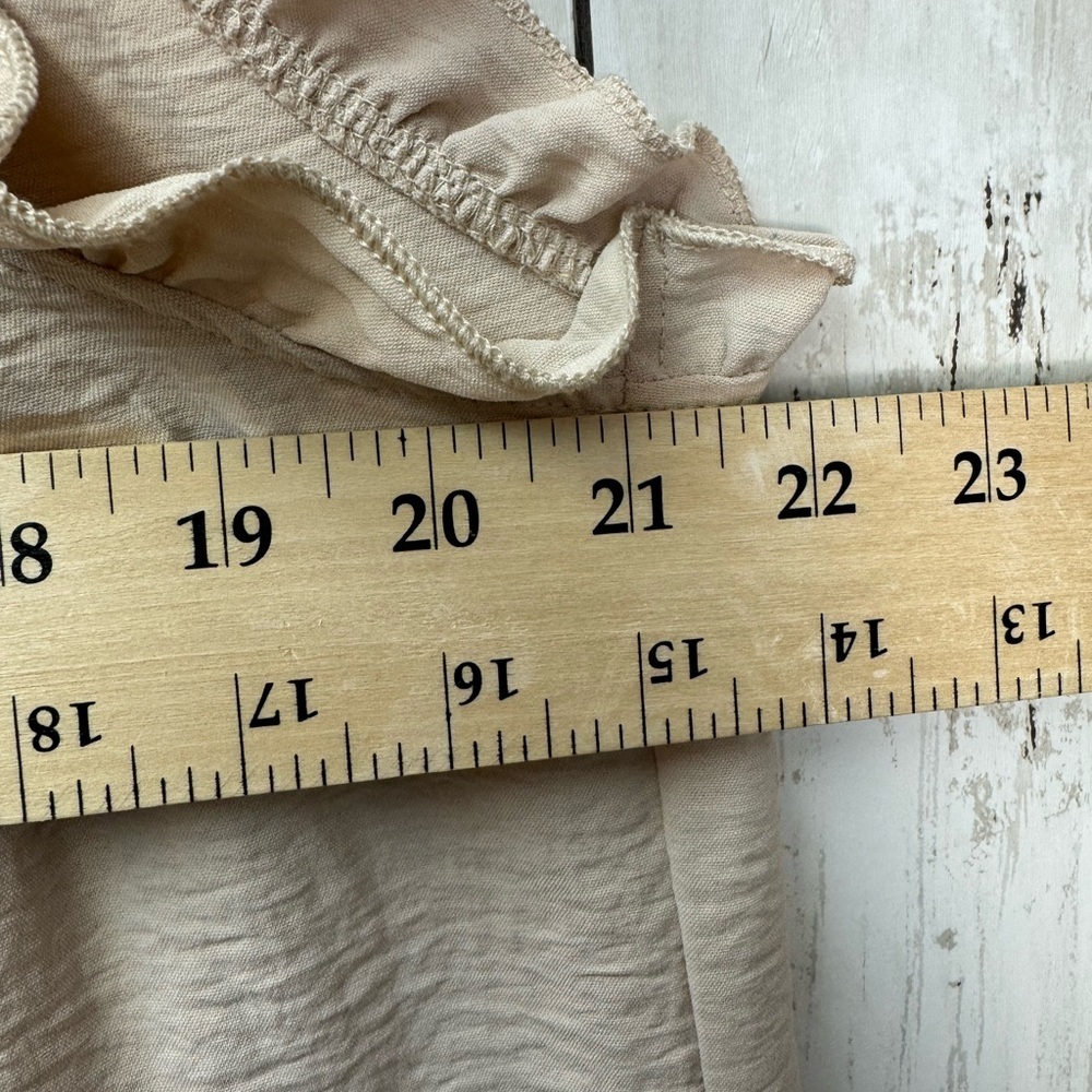 ePretty Beige Ruffle Blouse - Picture 9 of 10